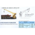 China 25kn Single Arm Slewing Rescue Boat Raft Davit Crane